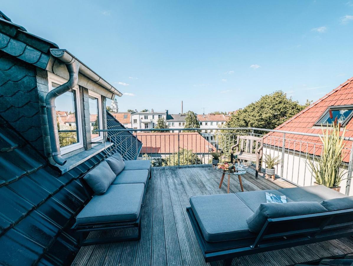 4-Schlafzimmer-Terrassensuite Oasis - Workspace Em-Apartments Deutschland Bielefeld Exterior photo